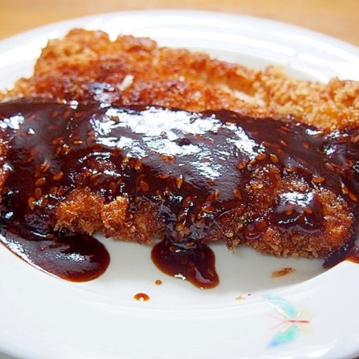 ソースがおいしいチキンカツ レシピ 作り方 By よっちごはん 楽天レシピ